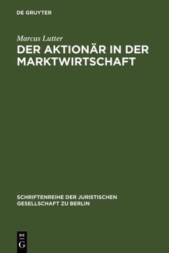 Cover Der Aktionär in der Marktwirtschaft (eBook, PDF)