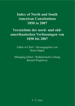 Index of North and South American Constitutions 1850 to 2007 (eBook, PDF)