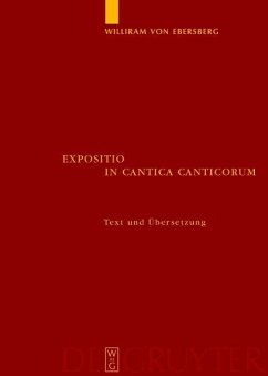 Expositio in Cantica Canticorum (eBook, PDF) - Ebersberg, Williram von