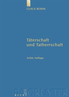 Cover Täterschaft und Tatherrschaft (eBook, PDF)