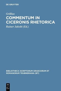 Commentum in Ciceronis rhetorica (eBook, PDF) - Grillius