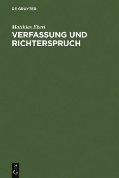 Verfassung und Richterspruch (eBook, PDF) - Eberl, Matthias