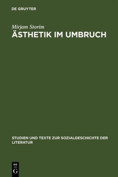 Ästhetik im Umbruch (eBook, PDF) - Storim, Mirjam