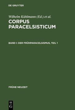 Cover Der Frühparacelsismus / Teil 1 (eBook, PDF)
