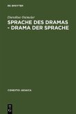 Sprache des Dramas - Drama der Sprache (eBook, PDF)