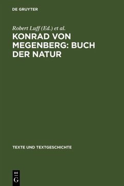 Cover Konrad von Megenberg: Buch der Natur (eBook, PDF)