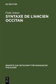 Syntaxe de l'ancien occitan (eBook, PDF)