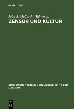 Cover Zensur und Kultur (eBook, PDF)