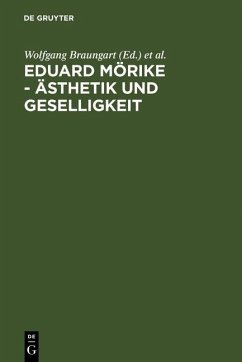 Cover Eduard Mörike - Ästhetik und Geselligkeit (eBook, PDF)