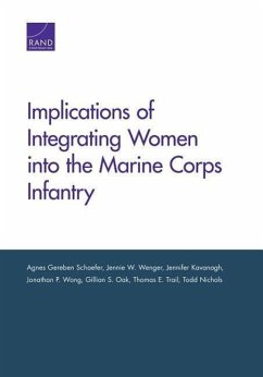 Implications of Integrating Women into the Marine Corps - Schaefer, Agnes Gereben; Wenger, Jennie W; Kavanagh, Jennifer