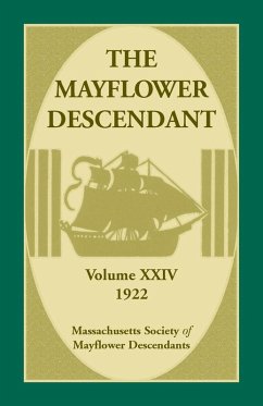 Cover The Mayflower Descendant, Volume 24, 1922