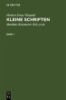 Kleine Schriften (eBook, PDF) - Bild 1