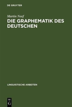 Cover Die Graphematik des Deutschen (eBook, PDF)