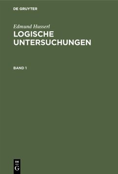 Logische Untersuchungen (eBook, PDF)