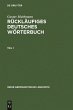 Rückläufiges deutsches Wörterbuch... - Bild 1
