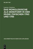 Das Monologische als Denkform in der Musik zwischen 1760 und 1785 (eBook, PDF)