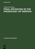 Final Devoicing in the Phonology of German (eBook, PDF)