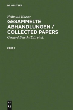 Gesammelte Abhandlungen / Collected Papers (eBook, PDF) - Kneser, Hellmuth