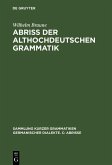 Abriss der althochdeutschen Grammatik (eBook, PDF)
