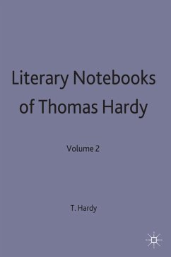 The Literary Notebooks of Thomas Hardy - Hardy, Thomas;Björk, Lennart A