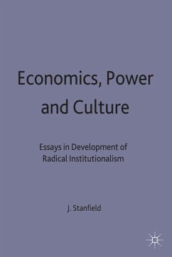 Economics, Power and Culture - Stanfield, James Ronald