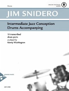 Intermediate Jazz Conception Drums, w. Audio-CD - Snidero, Jim