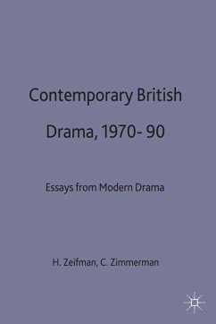 Contemporary British Drama, 1970-90 - Zeifman, Hersh