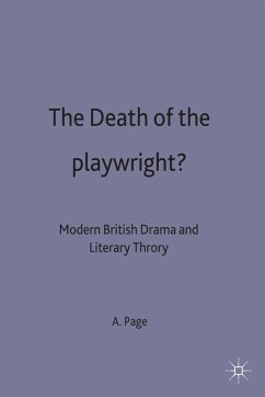 The Death of the Playwright? - Page, Adrian