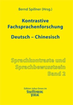 Cover Kontrastive Fachsprachenforschung Deutsch - Chinesisch
