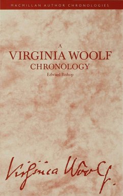 A Virginia Woolf Chronology - Bishop, Edward