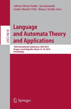 Language and Automata Theory and Applications