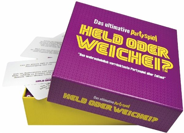 Pegasus KYL47001 - Held oder Weichei? - Das Ultimative Partyspiel, Kartenspiel