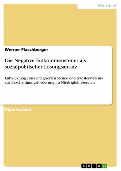 Die Negative Einkommensteuer als sozialpolitischer Lösungsansatz (eBook, PDF)