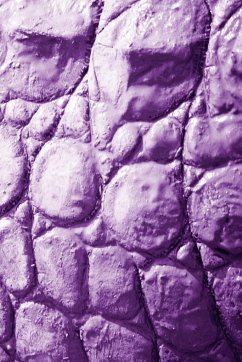 Alive! crocodile skin - Violet duotone - Photo Art Notebooks (6 x 9 series) - Jansson, Eva-Lotta