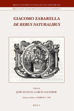 Giacomo Zabarella, de Rebus Naturalibus (2 Vols.) - García Valverde, José Manuel