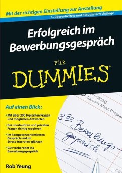 Erfolgreich im Bewerbungsgespräch für Dummies (eBook, ePUB) - Yeung, Rob