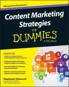 Content Marketing Strategies For Dummies (eBook, PDF) - Diamond, Stephanie