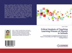 Critical Analysis of Teaching Learning Process of Physics in Schools - G.Muller, Jerslin