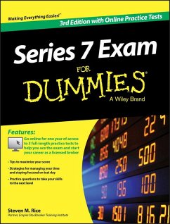 Series 7 Exam For Dummies, with Online Practice Tests (eBook, ePUB) - Rice, Steven M.