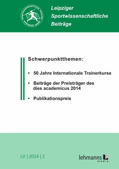 Leipziger Sportwissenschaftliche Beiträge (eBook, PDF)