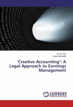 ¿Creative Accounting¿: A Legal Approach to Earnings Management - Teo, Eu-Jin;Hinchliffe, Sarah