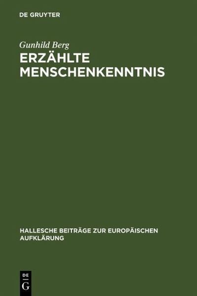 Erzählte Menschenkenntnis (eBook, PDF) Erzählte Menschenkenntnis (eBook, PDF)