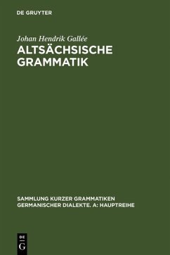 Cover Altsächsische Grammatik (eBook, PDF)