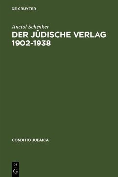 Der Jüdische Verlag 1902-1938 (eBook, PDF) - Schenker, Anatol