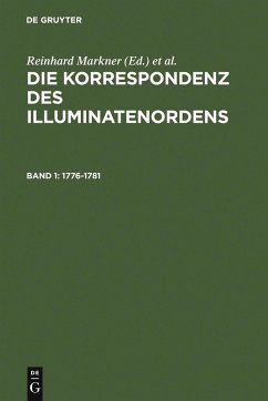 Die Korrespondenz des Illuminatenordens 1776-1781 (eBook, PDF)