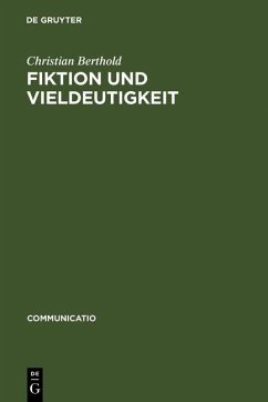 Cover Fiktion und Vieldeutigkeit (eBook, PDF)