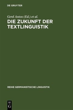 Cover Die Zukunft der Textlinguistik (eBook, PDF)