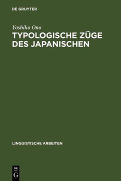 Typologische Züge des Japanischen (eBook, PDF) - Ono, Yoshiko