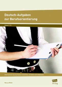 Deutsch-Aufgaben zur Berufsorientierung - Müller, Marcus