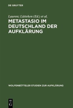 Metastasio im Deutschland der Aufklärung (eBook, PDF)